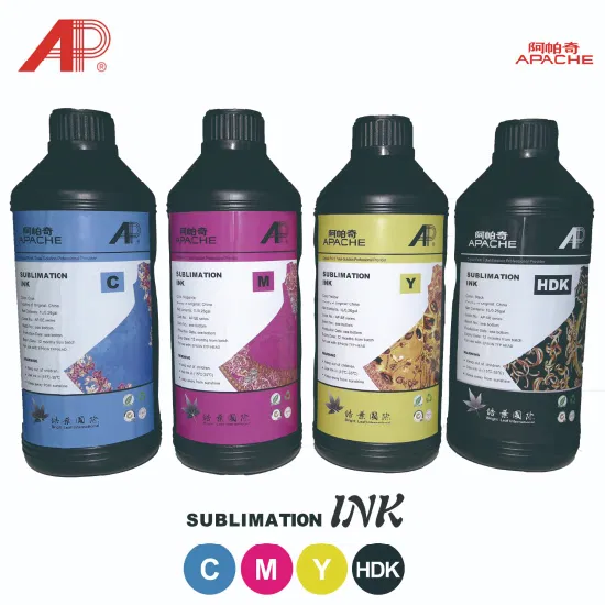 Apache Digital Textile Ink Cmyk I3200 Druckkopf Inkbank Dye Ink für Sublimationstransferdrucker